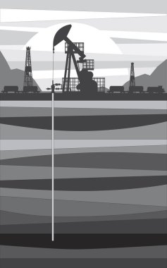 Bir de toprağa delinmiştir gelen petrol üretim
