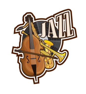 Müzik aletleri bir simge şeklinde çizilmiş