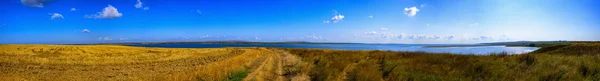 Výhled na jih Ruska, Krasnodarské území, panorama — Stock fotografie