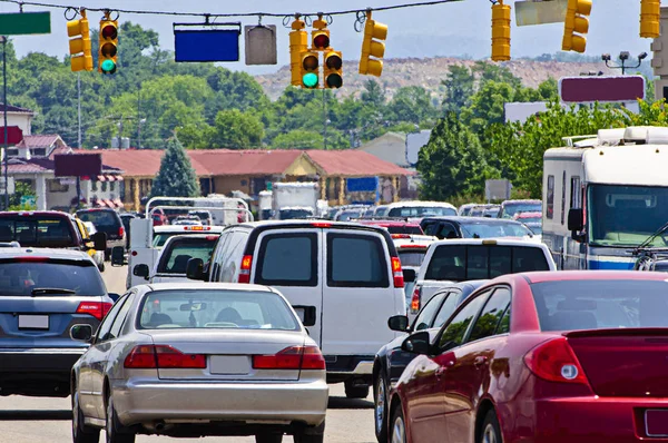 Heavy Traffic Gridlock — Stock Photo, Image