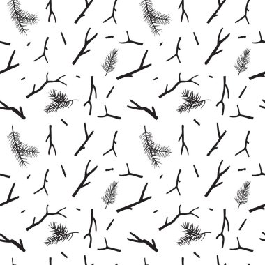 Noel rustik desen arka plan. Vektör çizim