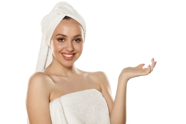 Publicidad mujer spa — Foto de Stock