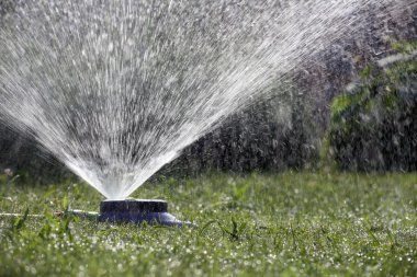 su püskürtme yağmurlama