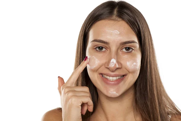 Cuidado facial de piel — Foto de Stock