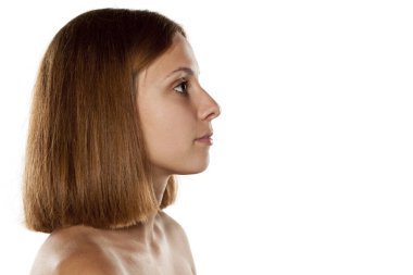 kadın makyaj olmadan