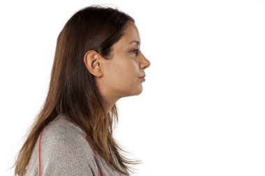 kadın makyaj olmadan