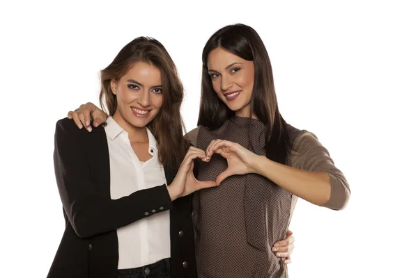 Zwei verliebte Frauen — Stockfoto