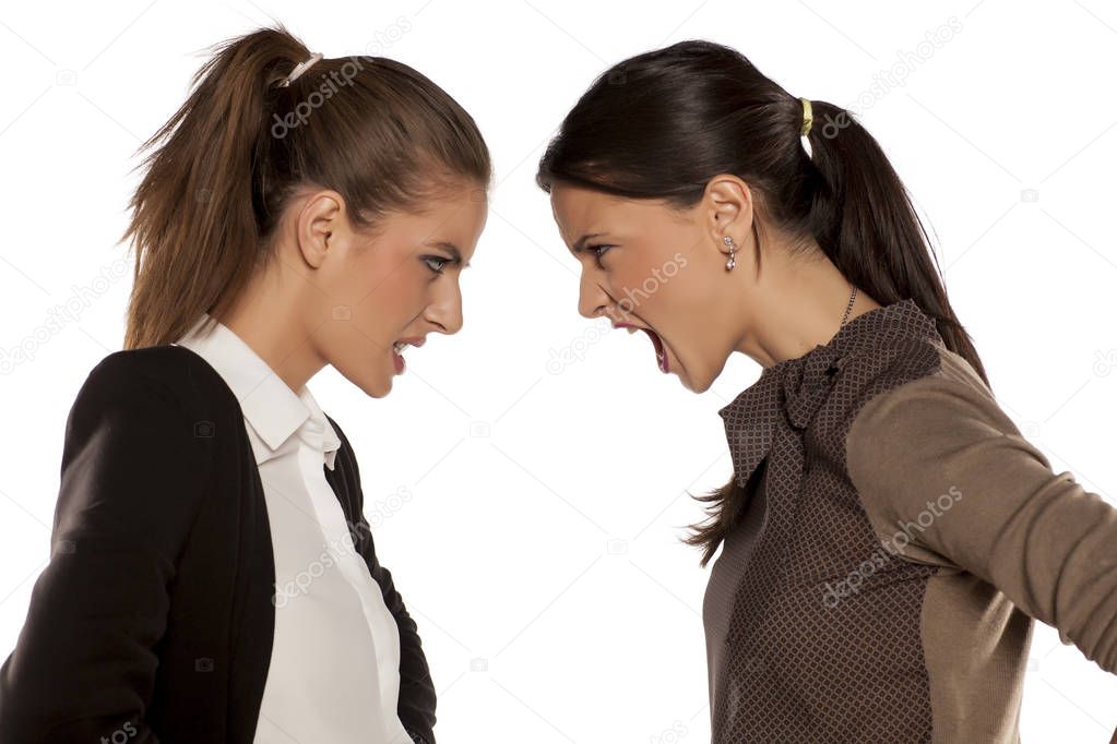 Two angry women 