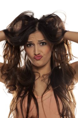 sevimli genç kadın