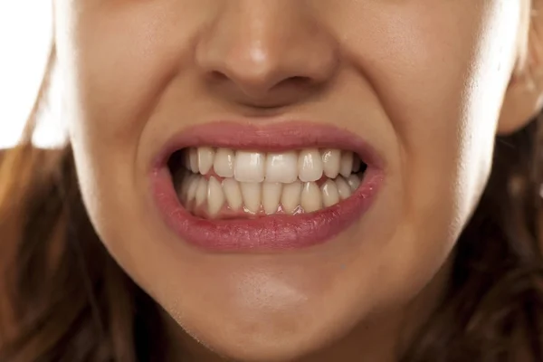 Dientes hermosos y sanos — Foto de Stock