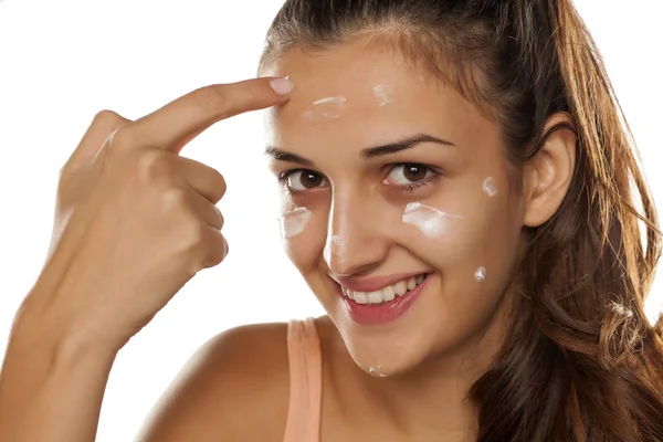 Cuidado facial de piel — Foto de Stock