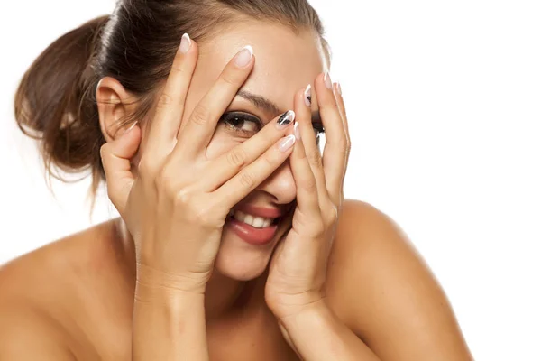 Beautiful happy woman — Stock Photo, Image