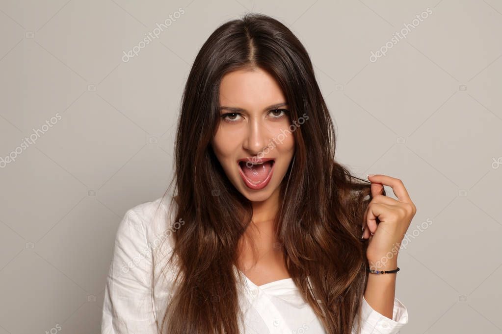 Long hair screaming doctor black