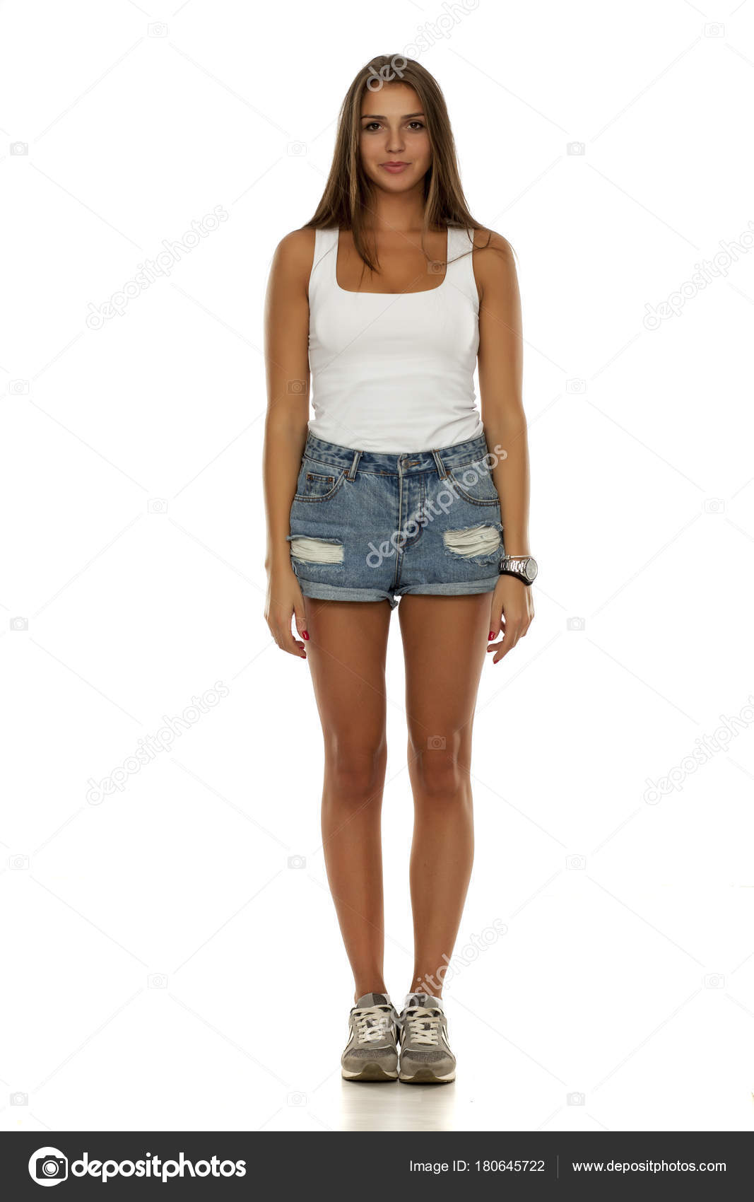 jean sleeveless shirt