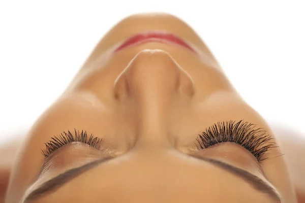 comaprison of natural and extended eyelashes