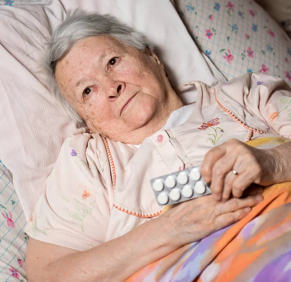 Stara kobieta Chora — Zdjęcie stockowe