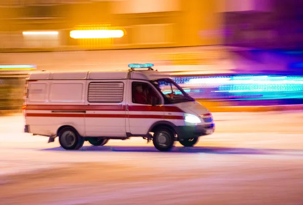 Ambulance in motion — Stock Photo, Image