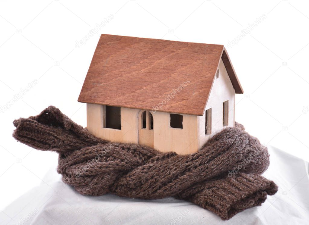  House wrapped in a scarf