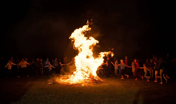 VOROCHEVO, UCRANIA - 16 de julio de 2017: Festival Lemko Vatra en Voro —  Fotos de Stock