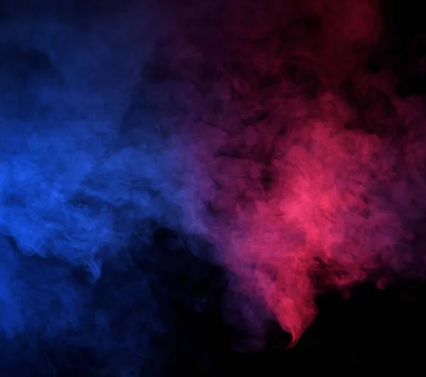 Синий и розовый фон дыма — стоковое фото