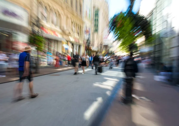 Geschäftige Stadtmenschen — Stockfoto