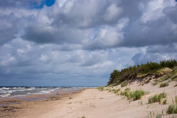 Östersjöns strand i Lettland — Stockfoto