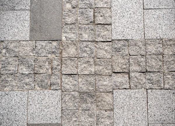 Cobblestone pavement with pattern Stock Photo