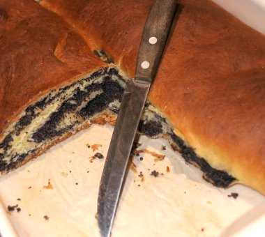 Ev yapımı haşhaş tohumu. 