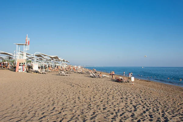 Sorgun Turkey September 2019 Beach Turkish Resort Sorgun Turkey — 스톡 사진