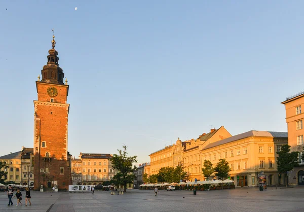 Karkow Poland July 2013 Beautiful Architecture Old Krakow Poland Downtown — Stockfoto