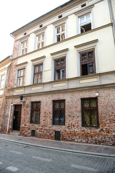 Karkow Poland July 2013 Beautiful Architecture Old Krakow Poland Downtown — Φωτογραφία Αρχείου