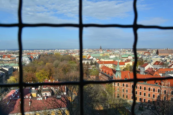 Krakow Poland October 2013 Beautiful Architecture Old Downtown Krakow Poland — Stock Photo, Image