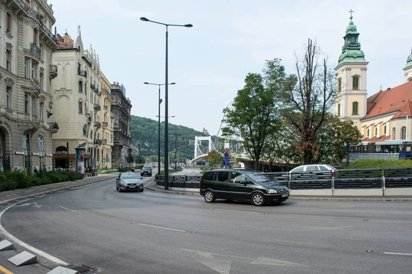 Budapest Ungern Augusti 2015 Historisk Gata Budapest Ungern Den Centrala — Stockfoto