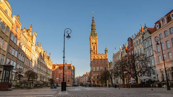 Main Town Hall Long Market Street Royal Route Old Town — Stock Photo, Image