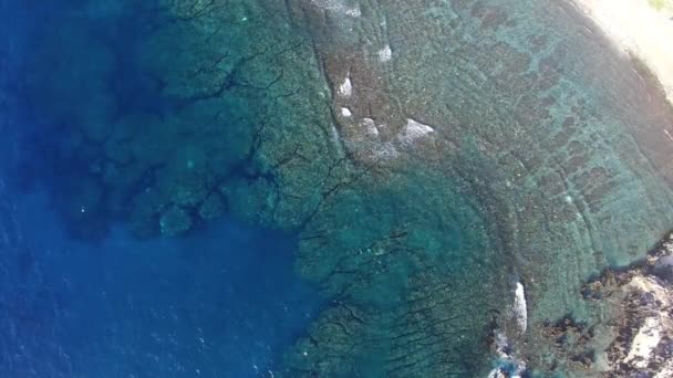 Reunion Island Saint Paul City Luchtfoto Landschap Het Een Grootste — Stockvideo