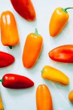 Degrade renklerinin jalapeno biber