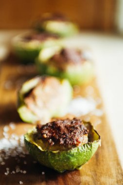 yuvarlak kabak dolması