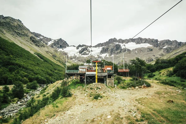 Chairlift Station Martial Glacier Outskirts Ushuaia Argentina — Stock Photo, Image