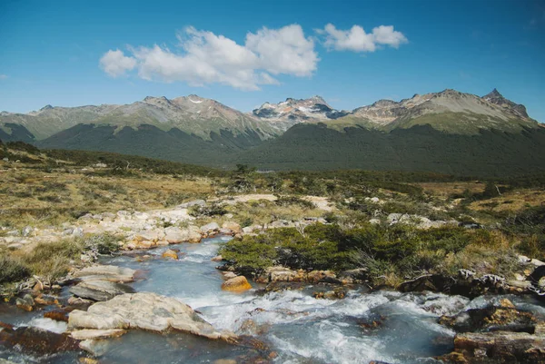 Barragem Castores Parque Nacional Tierra Del Fuego Ushuaia Argentina — Fotografia de Stock