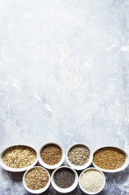 Çiğ tahıl çeşitliliği 