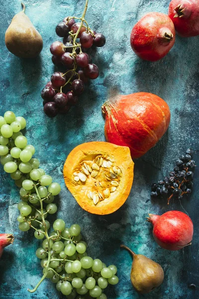 Herbstliche Frucht Hintergrund — Stockfoto