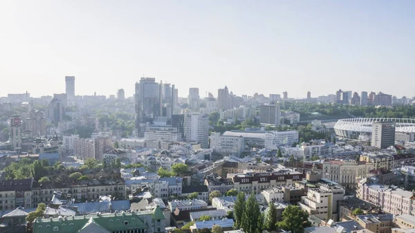 Вид з повітря на центр міста — стокове фото