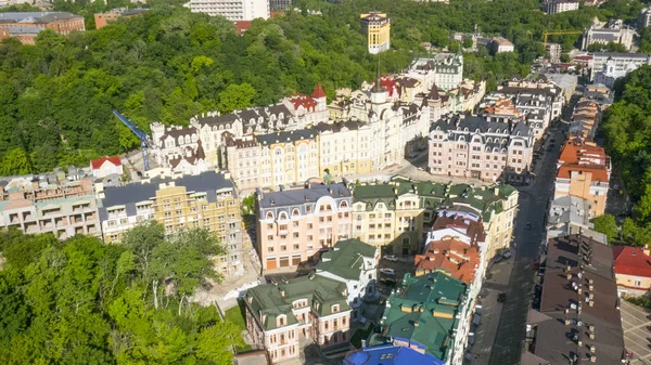 Bir şehir merkezinin hava görüntüsü