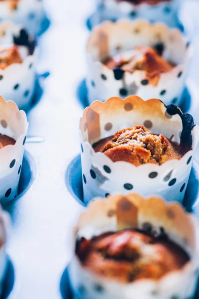 Freshly baked pumpkin's muffin — Stock Photo, Image