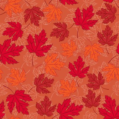 sonbahar vektör seamless modeli.