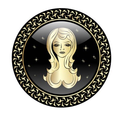 Başak burcu işareti daire çerçevesinde