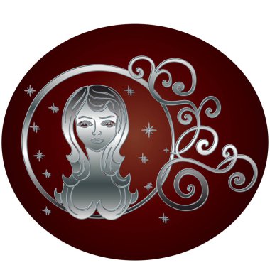 Başak burcu işareti daire çerçevesinde