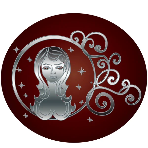 Başak burcu işareti daire çerçevesinde