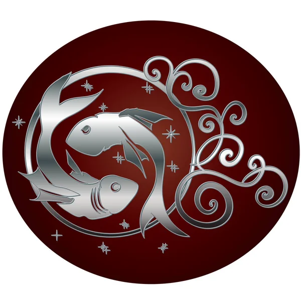 Balık burcunun imzası daire şeklinde.