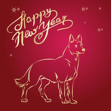 Sarı köpek yılı. 2018 yıl.